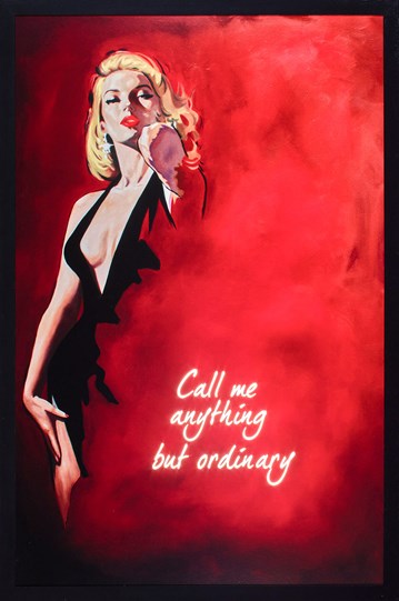 Call Me Anything But Ordinary by The Connor Brothers - Framed Mixed Media Backlit Edition